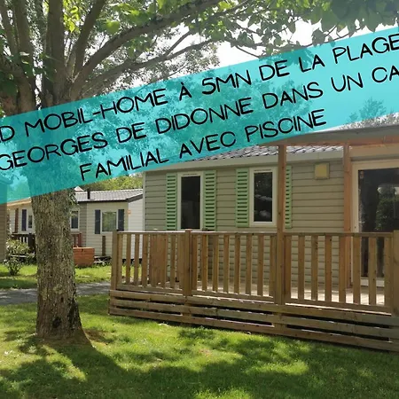 Mobil-Home 3 chambres tout confort à Saint-Georges-de-Didonne 5mn de la plage Exterior foto